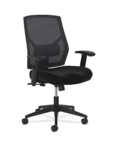 HON Crio Fabric Mid-Back Task Chair, Black