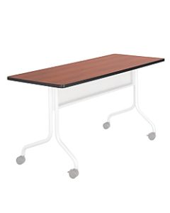 Safco Impromptu Mobile Training Table Top, Rectangular, 60inW x 24inD, Cherry (Base Sold Separately)