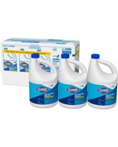 CloroxPro Clorox Germicidal Bleach, Concentrated, 121 Ounces Each (Pack of 3) (30966) Packaging May Vary