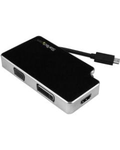StarTech.com USB C Multiport Adapter - UHD 4K - USB C to VGA / DVI / HDMI - USB C Adapter - 1 x HDMI - 1 x VGA - 1 x Total Number of DVI - Mac