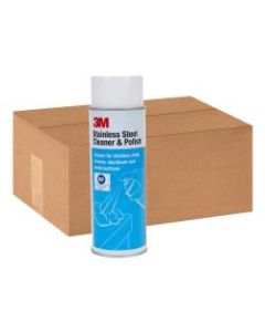 3M 14002 Stainless-Steel Cleaner And Polish, 21 Oz, Pack Of 12