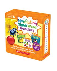 Scholastic Teacher Resources Nonfiction Sight Word Readers Parent Pack, Level D, Pre-K To 1st Grade