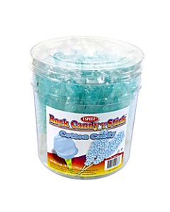 Espeez Rock Candy Sticks, 7in, Light Blue, Pack Of 36