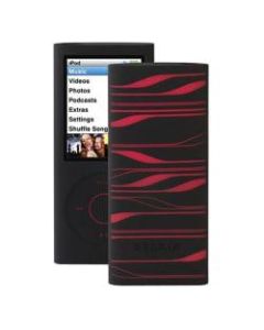 Belkin Sonic Wave Two-Tone Silicone Sleeve - Case for player - silicone - black, infrared - for Apple iPod nano (4G)