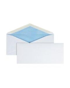 Office Depot Brand #10 Security Envelopes, Gummed Seal, White, Box Of 50