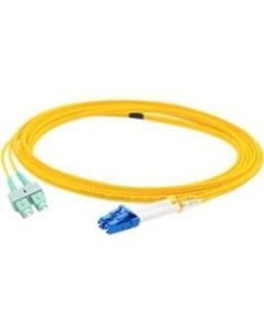 AddOn 2m LC (Male) to ASC (Male) Yellow OS1 Duplex Fiber OFNR (Riser-Rated) Patch Cable - 100% compatible and guaranteed to work