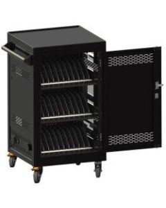 Anywhere Cart 30 Bay Cart - 4 Casters - 4in Caster Size - Metal - 24.3in Width x 25.2in Depth x 44.9in Height - For 30 Devices