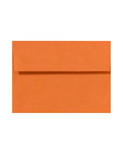 LUX Invitation Envelopes, #4 Bar (A1), Peel & Press Closure, Mandarin Orange, Pack Of 50