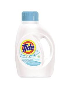 Tide Free & Gentle Liquid Laundry Detergent, 50 Oz, Pack Of 6 Bottles