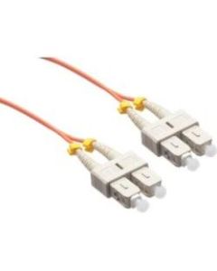 Axiom SC/SC Multimode Duplex OM2 50/125 Fiber Optic Cable 12m - Fiber Optic for Network Device - 39.37 ft - 2 x SC Male Network - 2 x SC Male Network - Orange