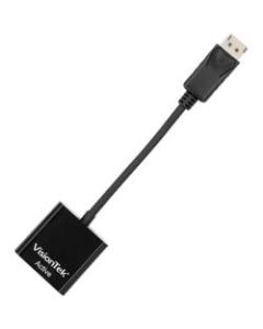 VisionTek DisplayPort to VGA Active Adapter (M/F) - DisplayPort to VGA Active adapter - DP to VGA Adapter Male to Female 5 inch Active (1920x1080) 60 Hz