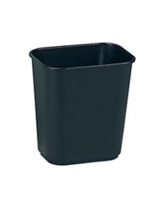 Rubbermaid Durable Rectangular Plastic Wastebasket, 3.25 Gallons, 12inH x 11-1/2inW x 8inD, Black