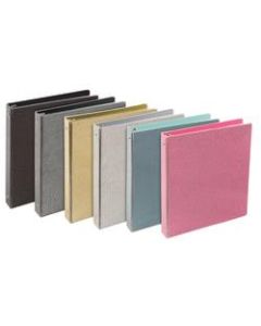 Divoga Glitter 3-Ring Binder, 1 1/2in Round Rings, Assorted Colors