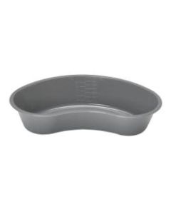 Medline Emesis Basins, 2inH x 4 1/2inW x 9inD, Graphite, Pack Of 250