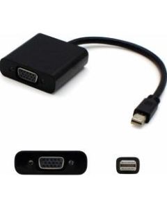 Mini-DisplayPort 1.1 Male to VGA Female Black Adapter Which Supports Intel Thunderbolt For Resolution Up to 1920x1200 (WUXGA) - 100% compatible and guaranteed to work