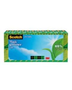 Scotch Magic Invisible Tape, 3/4in x 900in, Clear, Pack of 24 rolls