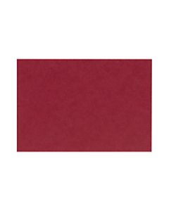LUX Flat Cards, A1, 3 1/2in x 4 7/8in, Garnet Red, Pack Of 50