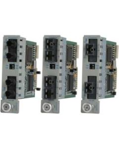 Omnitron Systems iConverter Transceiver - 2 x ST Ports - Single-mode - 100Base-FX - Internal