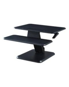 Lorell Cantilever Desk Riser, 17-5/16in x 25-5/16in, Black