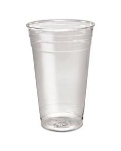 SOLO Cup Company Ultra Clear PET Cold Cups, 24 Oz, Clear, 50 Cups Per Sleeve, Carton Of 12 Sleeves