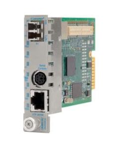 Omnitron Systems iConverter 10/100M2 UTP to Fiber Media Converter - 1 x RJ-45 , 1 x LC Duplex - 10/100Base-TX, 100Base-FX