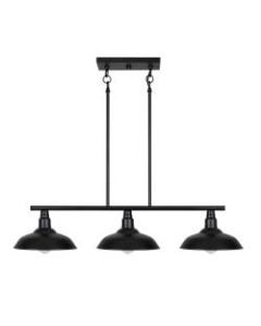 Kenroy Home Dale 3-Light Island Light, Black