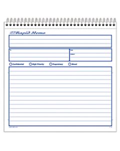 Adams Rapid Memo Book, 8 1/2in x 8 1/4in, 50 Sheets