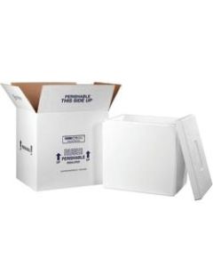 Office Depot Brand Insulated Shipping Kit, 19inH x 14inW x 18inD, White