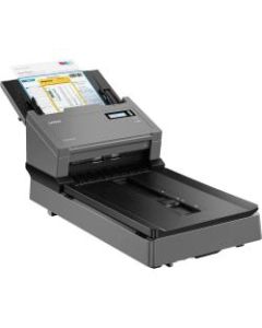 Brother PDS-5000F Desktop Scanner - With Flatbed - Duplex - Flatbed Desktop Scanner - 60ppm mono and color - SuperSpeed USB 3.0