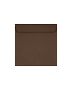 LUX Square Envelopes, 7 1/2in x 7 1/2in, Peel & Press Closure, Chocolate Brown, Pack Of 50