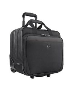 Solo Classic Rolling Carrying Case For 17.3in Laptops, Black