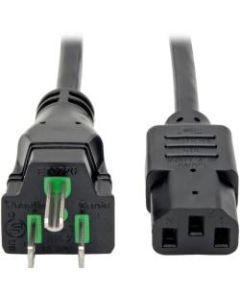 Tripp Lite 25ft Computer Power Cord Hospital Medical Cable 5-15P to C13 15A 14AWG 25ft - For Computer, Scanner, Printer, Monitor - 120 V AC Voltage Rating - 15 A Current Rating - Black"