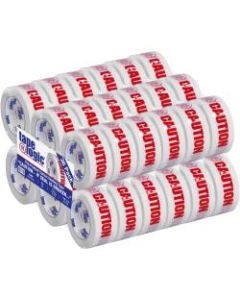 Tape Logic Pre-Printed Carton Sealing Tape, "Caution - If Seal Is Broken ", 2in x 110 Yd., Red/White, Case Of 36