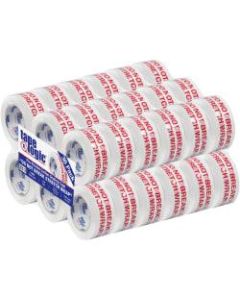 Tape Logic Pre-Printed Carton Sealing Tape, "Do Not Break Stretch Wrap", 2in x 110 Yd., Red/White, Case Of 36