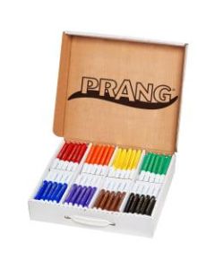Prang Classic Color Washable Art Markers, Master Pack, Assorted Colors, Pack Of 200