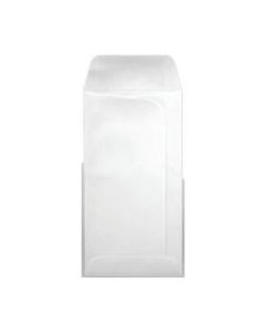 LUX #7 Large Drive-In Banking Envelopes, Peel & Press Closure, White, Pack Of 250