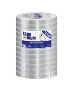 Tape Logic 1300 Strapping Tape, 3/4in x 60 Yd., Clear, Case Of 12