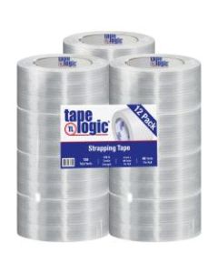 Tape Logic 1300 Strapping Tape, 3in x 60 Yd, Clear, Pack Of 12 Rolls