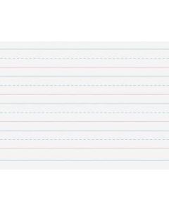 Pacon Multiprogram Handwriting Paper Tablet, 10 1/2in x 8in, 1 1/8in Long Way Ruled, 80 Pages (40 Sheets), Multicolor