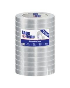 Tape Logic 1500 Strapping Tape, 3/4in x 60 Yd., Clear, Case Of 12