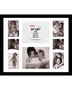 PTM Images Photo Frame, Collage, 20inH x 24inW, Black