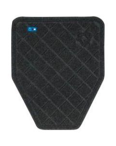 M+A Matting CleanShield Urinal Mats, 17 1/4in x 20 1/2in, Charcoal, Pack Of 6