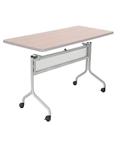 Safco Impromptu Base, For 48in Table Tops, Silver, Tops Sold Separately