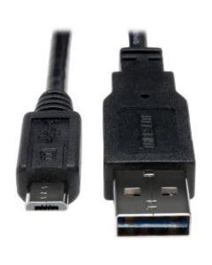 Tripp Lite 6ft USB 2.0 High Speed Cable Reversible A to 5Pin Micro B M/M - (Reversible A to 5Pin Micro B M/M) 6-ft.