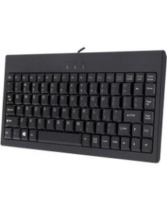 Adesso AKB-110B EasyTouch USB/PS/2 Mini Keyboard, Black