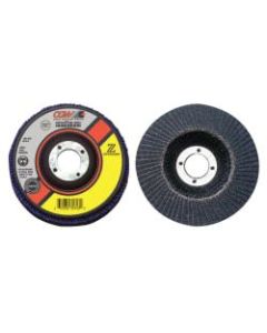 Flap Discs, Z-Stainless, Regular, 4 1/2, 60 Grit, 7/8 Arbor, 13,300 rpm, T27