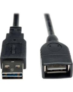 Tripp Lite 1ft USB 2.0 High Speed Extension Cable Reversible A to A M/F - (Reversible A to A M/F) 1-ft.