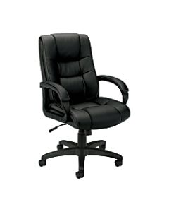HON VL131 Vinyl Ergonomic High-Back Executive Office Chair, Black