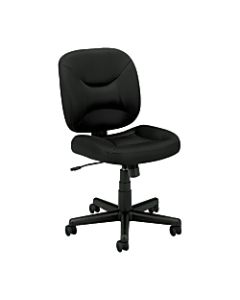 HON ValuTask Low-Back Task Chair, Black