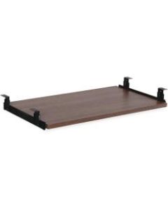 Lorell Laminate Universal Keyboard Tray, Walnut